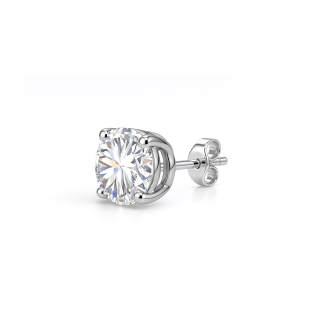 RAWNESS Moissanite Minimalist Style Fashion Stud Earrings Unisex Silver