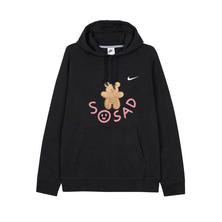 Nike Nike Sweatshirts Unisex Black Hooded Thickened