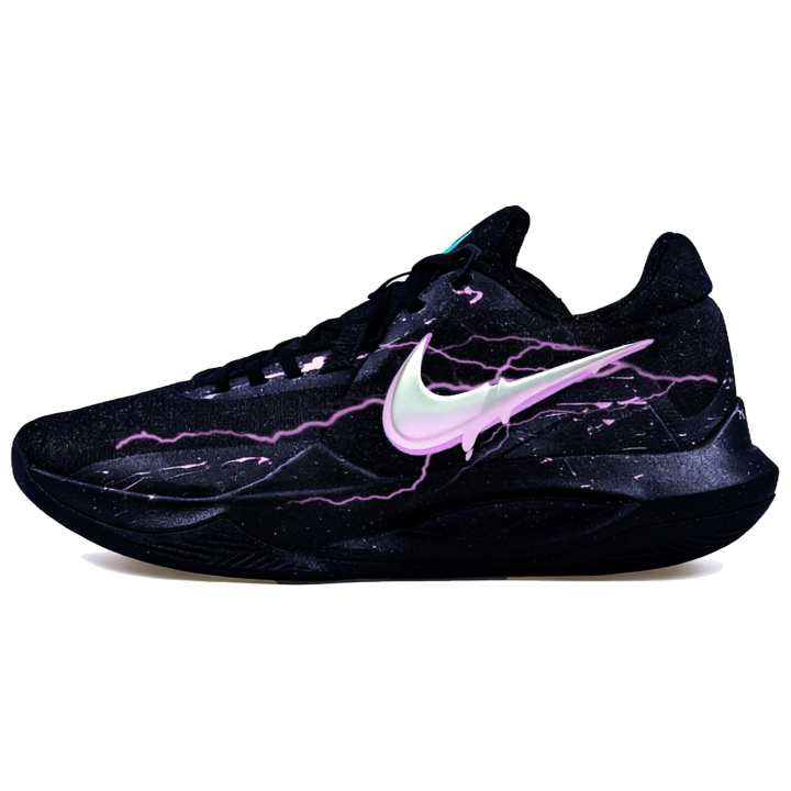 Nike Nike Precision 6 Cushioning Height Increasing Abrasion Resistant Low top Basketball Shoes Men's Black
