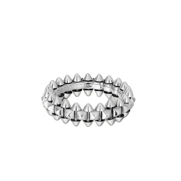 Cartier 2010s 18K white gold Crush Do ring