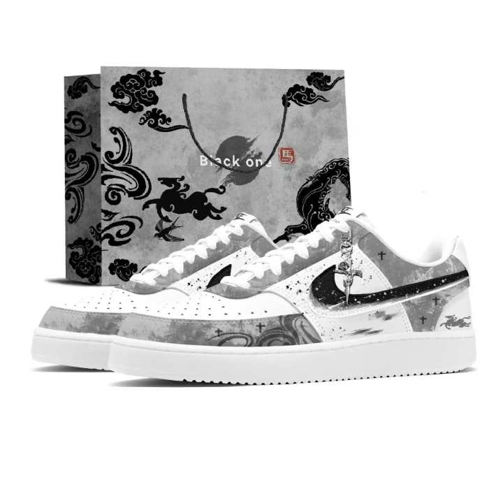 Nike Nike Court Vision 1 New Year Edition CNY Horse Leather Abrasion Resistant Abrasion Resistant Low top Skateboard Shoes