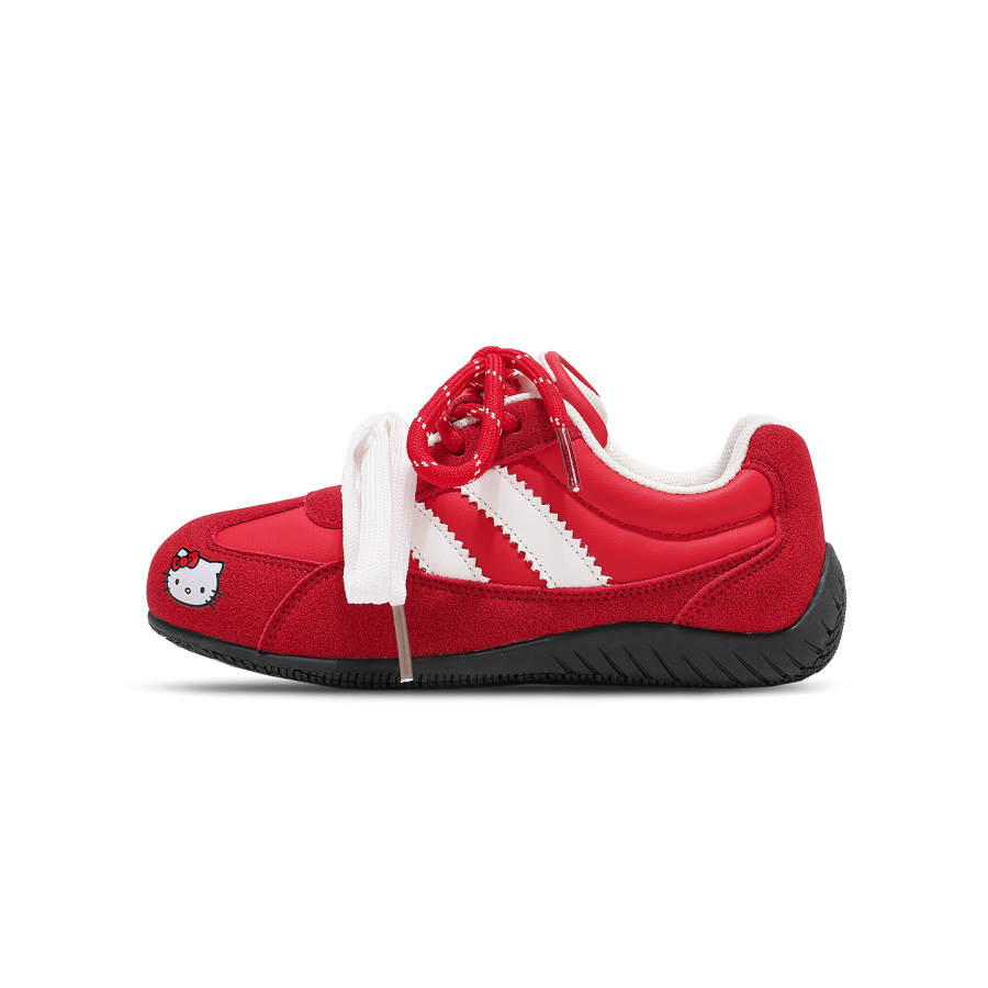 Sanrio x Hello Kitty Synthetic Leather Cushioning, Wear Resistant Low top Kids Lifestyle Shoes Kids'