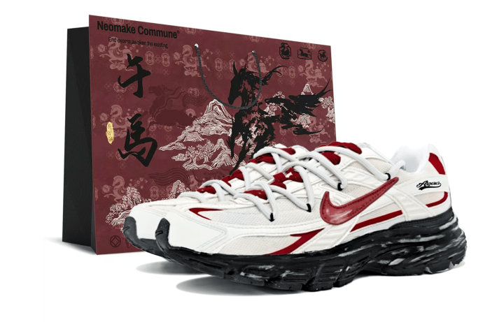 Nike Nike Initiator Cushioning Low top Running Shoes Unisex White Red Black