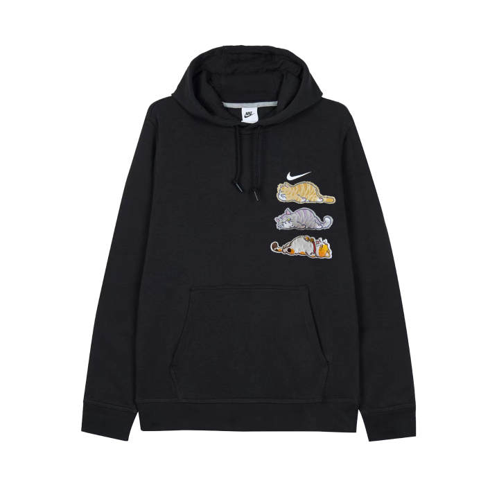 Nike Nike Sweatshirts Unisex Black Hooded Thickened