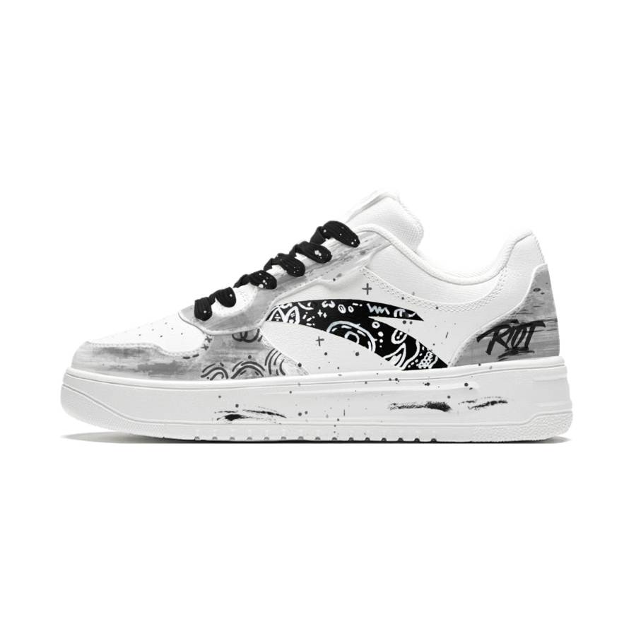 Anta Easy Slip Resistant Cushioning Abrasion Resistant Low top Skateboard Shoes Men's
