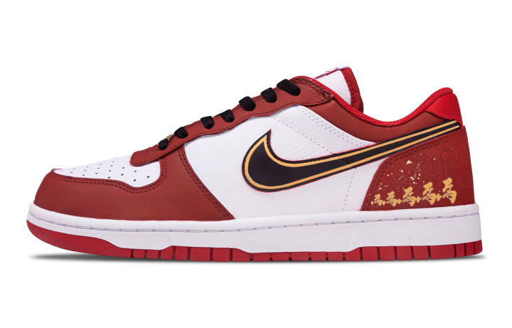 Nike Nike Big Leather Thermal Low top Skateboard Shoes Men's Red