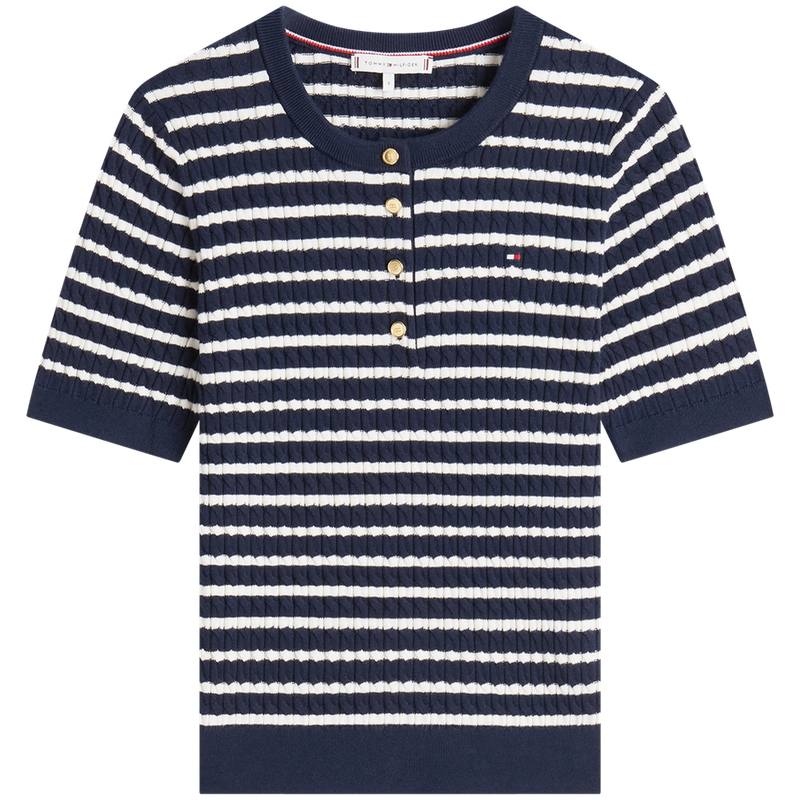 Tommy Hilfiger striped-pattern T-shirt