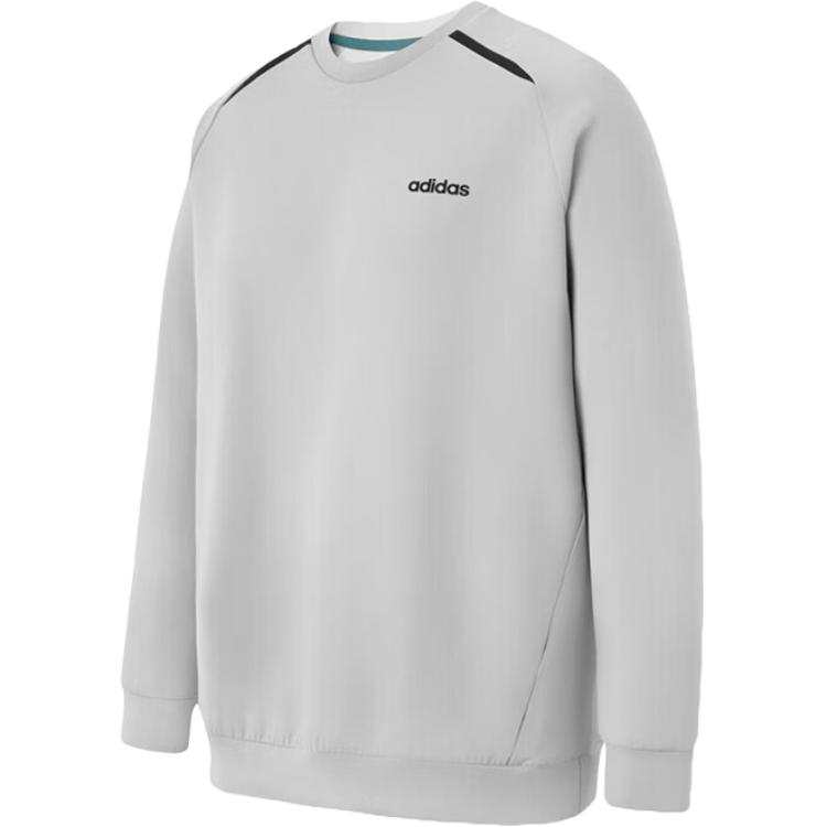 Adidas Adidas Sweatshirts Men's Gray Crew Neck Moderate