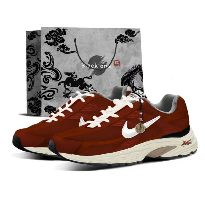 Nike Nike Initiator Cushioning Abrasion Resistant Breathable Low top Running Shoes Men's Red