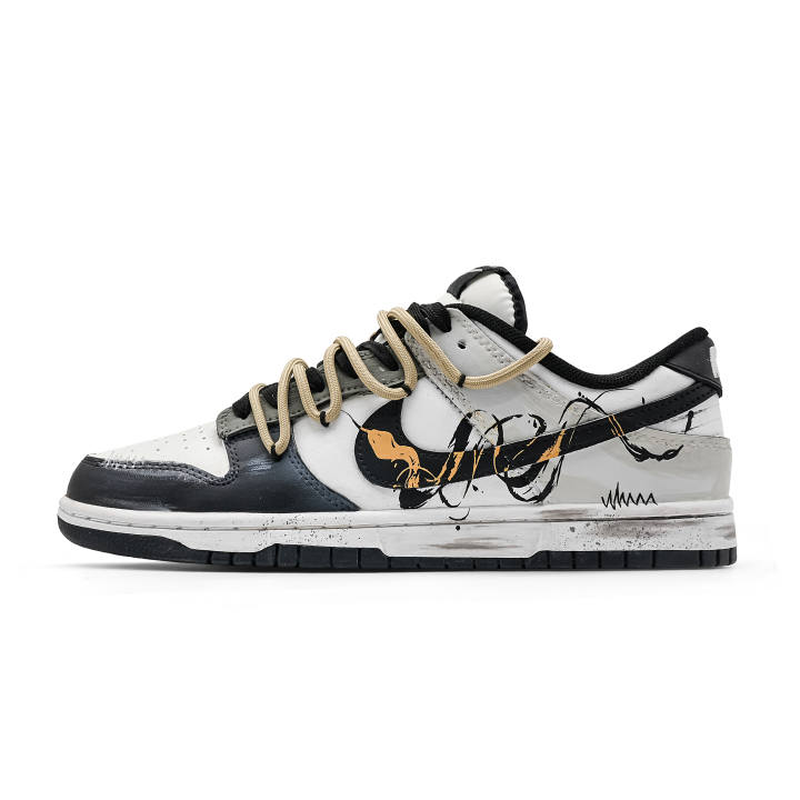 Nike Nike Dunk Golden Snake Street, Footprints Of Innovation Leather Abrasion Resistant Slip Resistant Low top