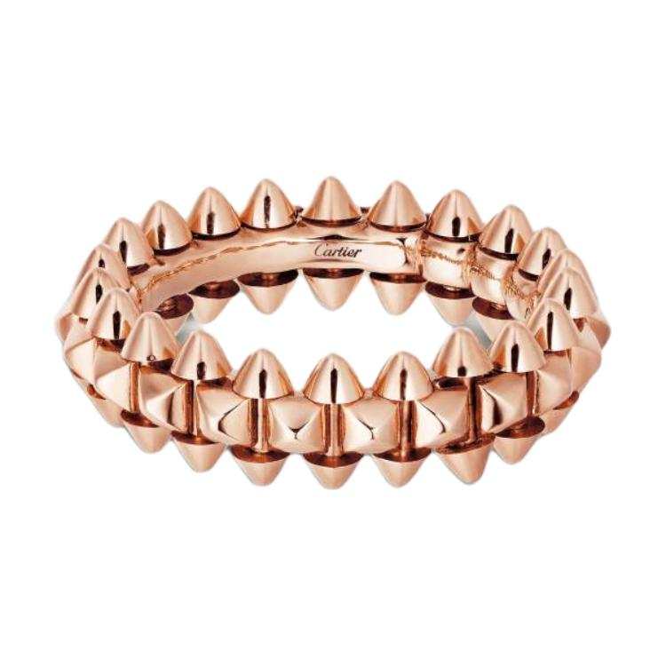 CARTIER Clash De CartierCLASH DE CARTIER 18K Gold Rings Unisex Rose Gold
