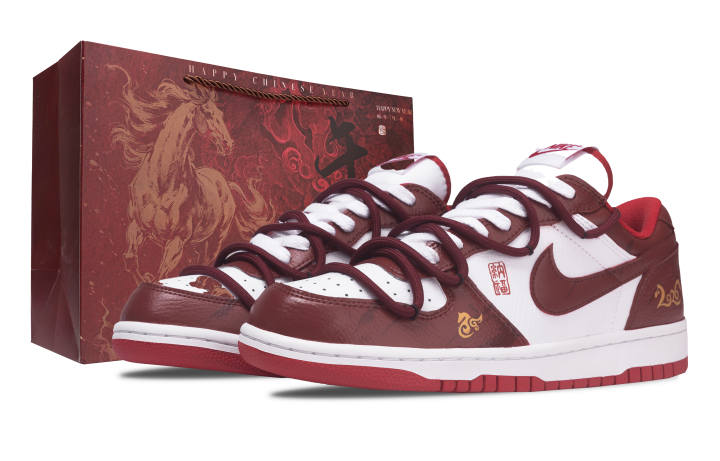 Nike Nike Big Blessing Horse Welcomes The New Year Abrasion Resistant Breathable Abrasion Resistant Breathable Low top