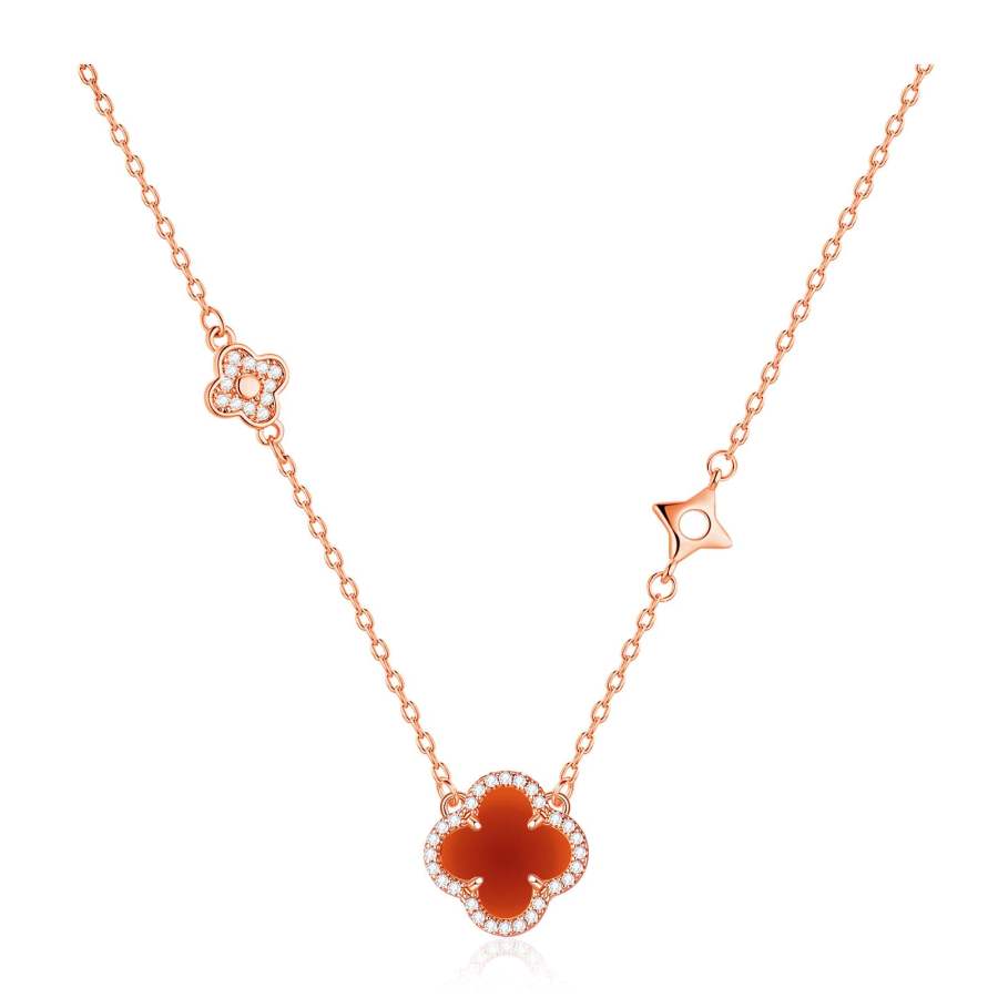Barbie Synthetic Cubic Zirconia Agate Copper Alloy Necklaces Women's