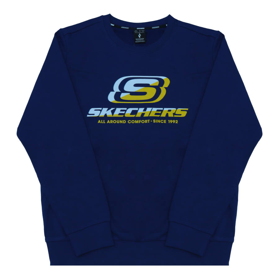 Skechers Sweatshirt Unisex Azure Blue