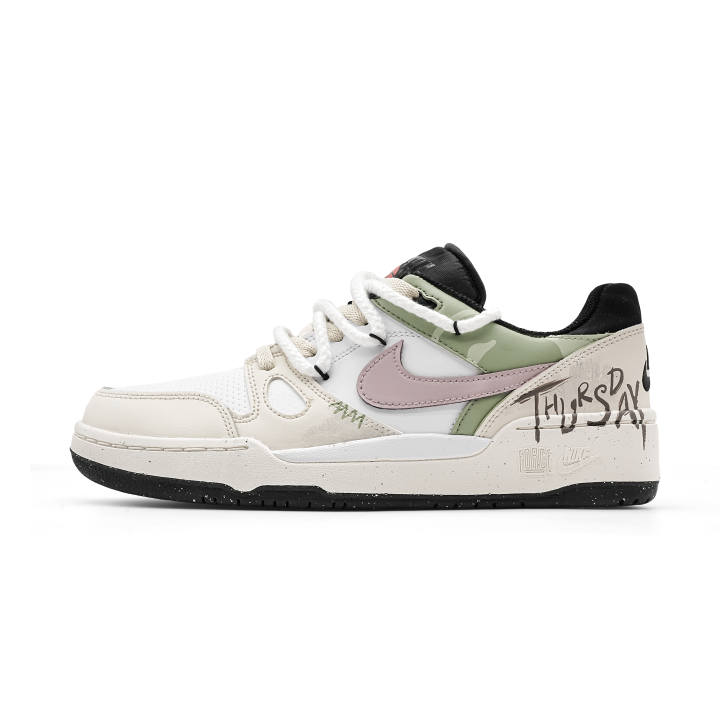 Nike Nike Full Force Vintage Note, Horse Year CNY Edition Leather Cushioning Abrasion Resistant Slip Resistant Low top