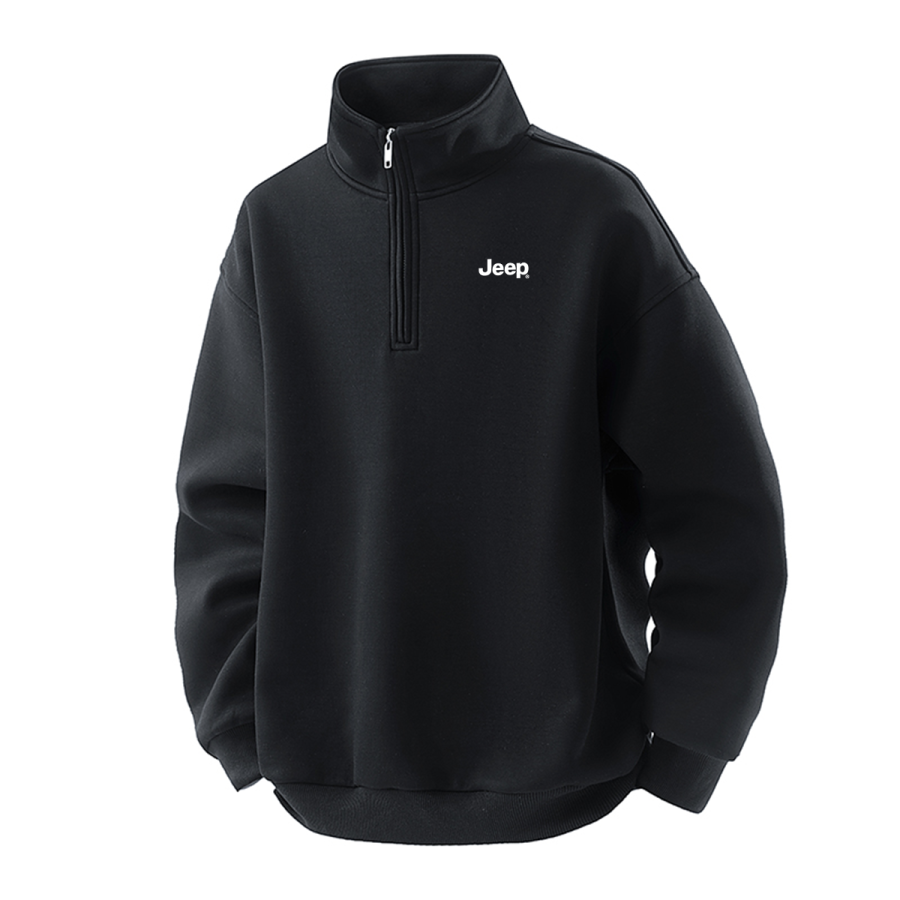 Jeep Jeep Sweatshirts Unisex Stand Collar Moderate Regular