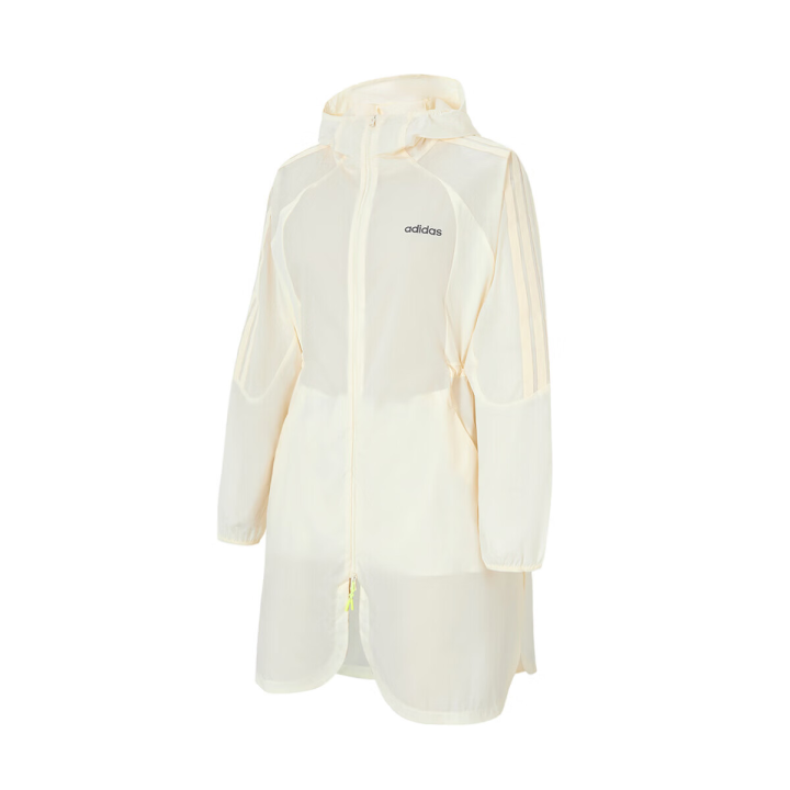 Adidas Adidas Running Jackets Women's Light Yellow Hooded Moderate Other