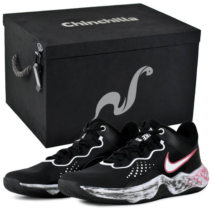 Nike Nike Fly By Mid 3 Knight Wing Box Abrasion Resistant Mid top Basketball Shoes Men's Black White