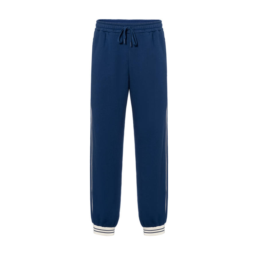 GUCCI Knitted Sweatpants Men's Blue