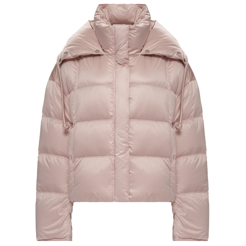PINKO Down Jackets Women's Pink Stand Collar Moderate