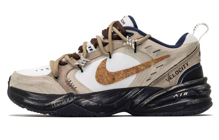 Nike Nike Air Monarch 4 Scorching Sun Ruins Low top Chunky Sneakers Men's Brown