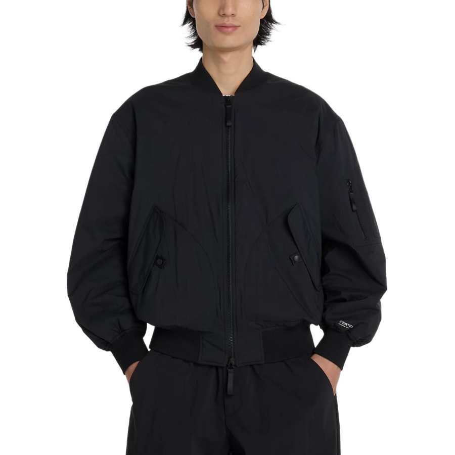 New Balance New Balance Jackets Men's Black Stand Collar Moderate Pilot