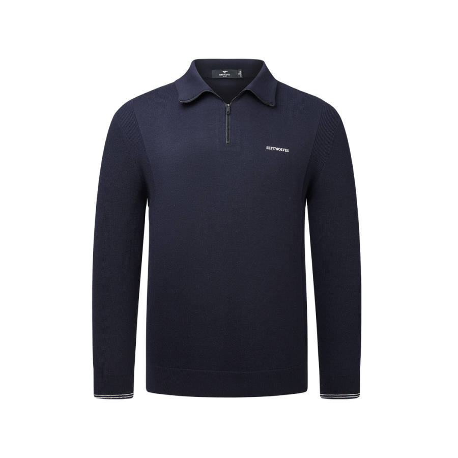 SEPTWOLVES SEPTWOLVES Knitwear Men's Stand Collar Thickened