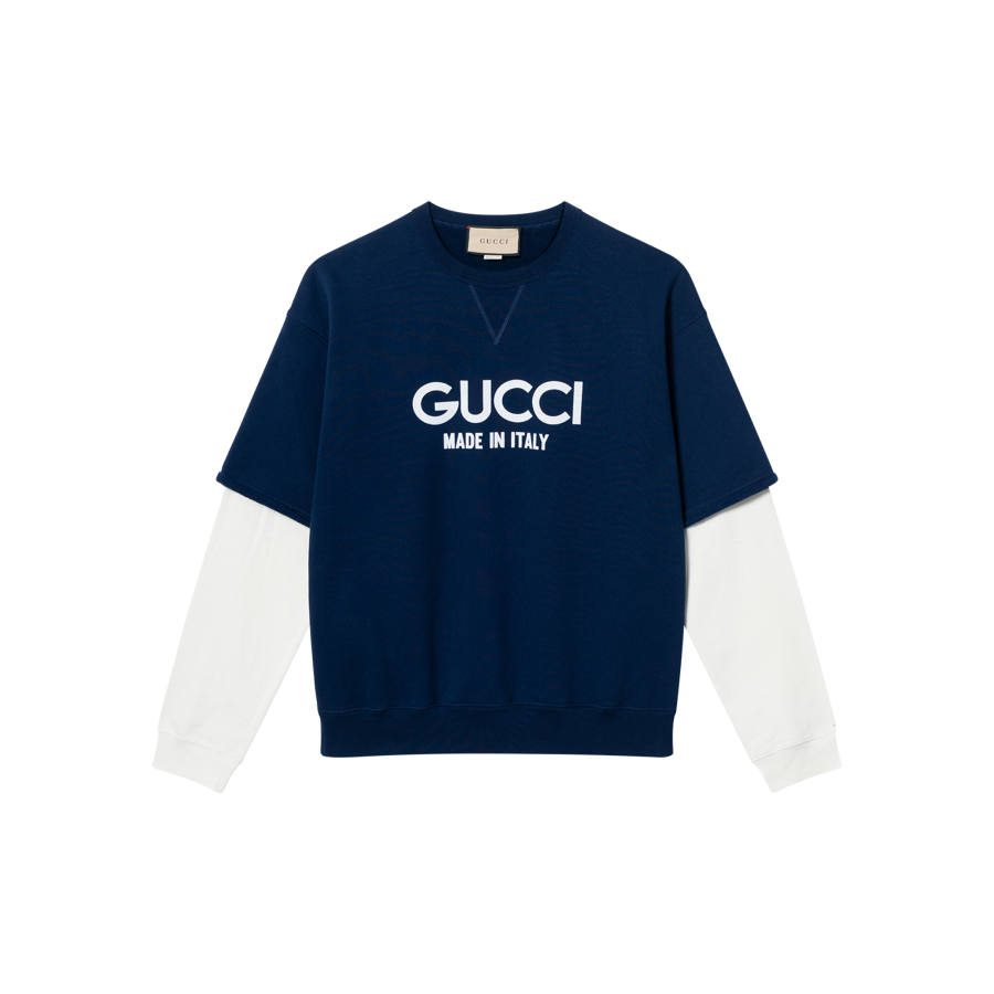 GUCCI SS24 Sweatshirt Men's Dark Blue