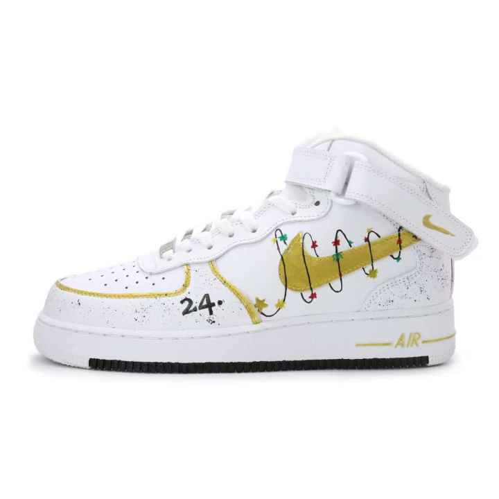Nike Nike Air Force 1 Star Legend, Fashion Trend, Classic And Versatile Synthetic Leather Lightweight And Breathable Mid top