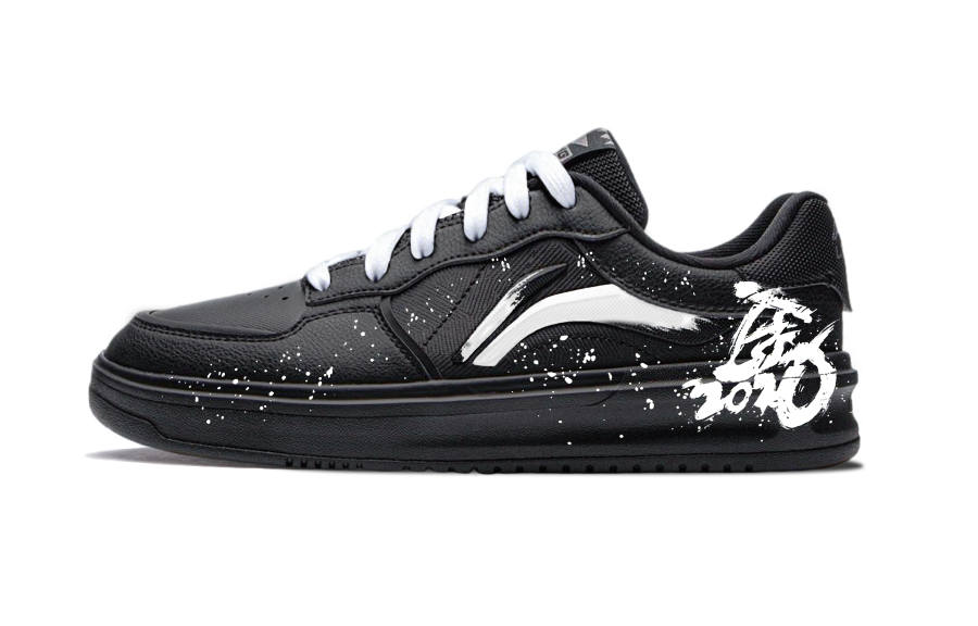 Li-Ning Li Ning Lantern Festival Abrasion Resistant Lightweight Wear resistant And Lightweight Low top Skateboard Shoes Men's