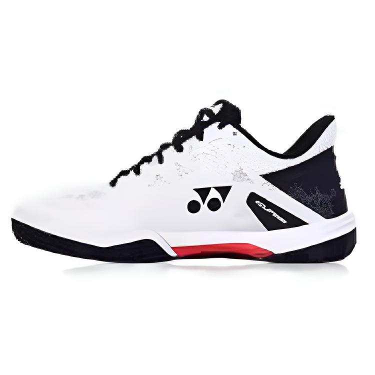 YONEX Comfortable And Breathable Cushioning Slip Resistant Low top Badminton Shoes Unisex Black White