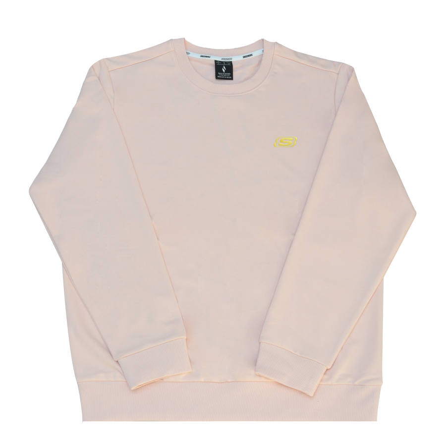 Skechers Sweatshirt Unisex Pink Peach Blossom