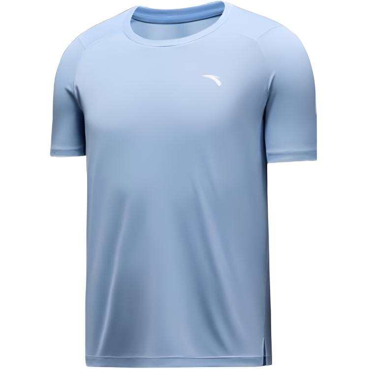 ANTA T Shirts Unisex Light Blue Crew Neck Thin Straight Fit