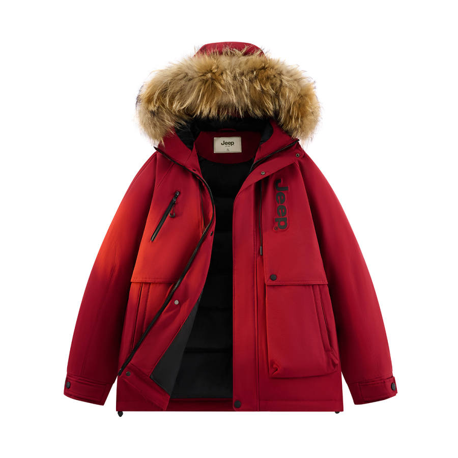 Jeep Jeep Down Jackets Unisex Thickened Parka Down Jacket