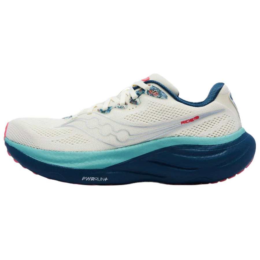 Saucony Ride Yushuai 19 Training City Commuting Running Shoes Women's Beige