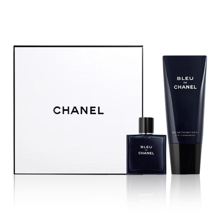 CHANEL CHANEL Azure Men Light Perfume+Dual Action Cleanser Set