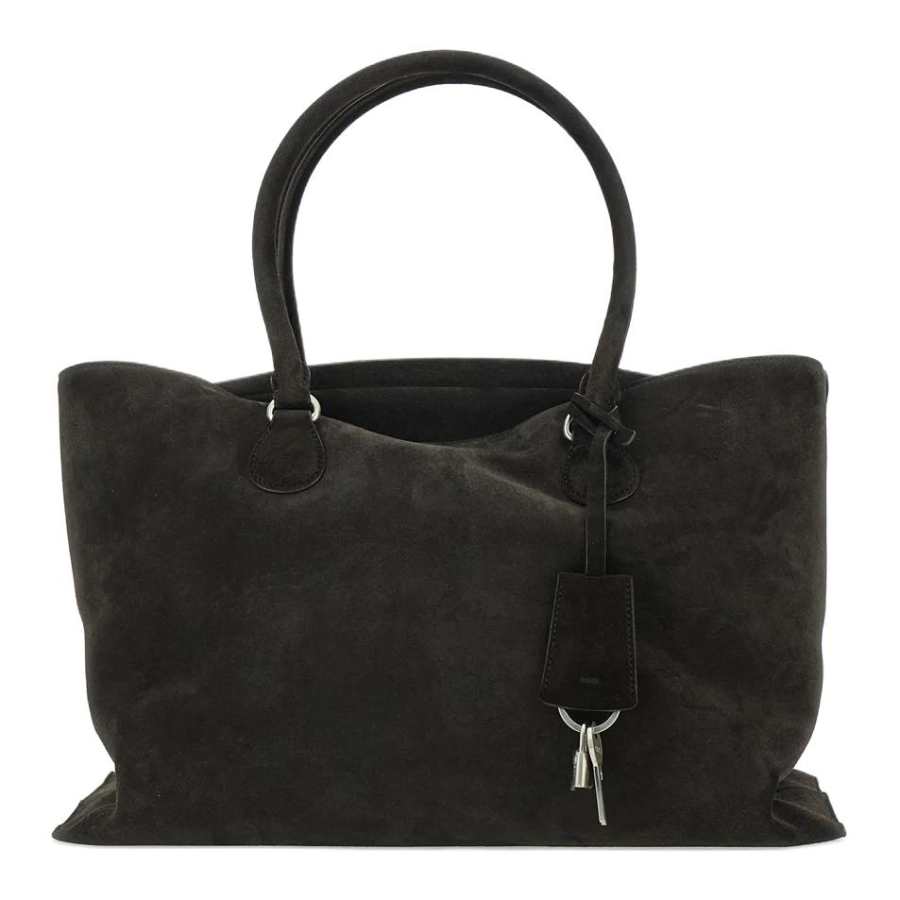 OSOI Cow Leather Tote Bag, Shopping Bag Handbag Large Women's Brown