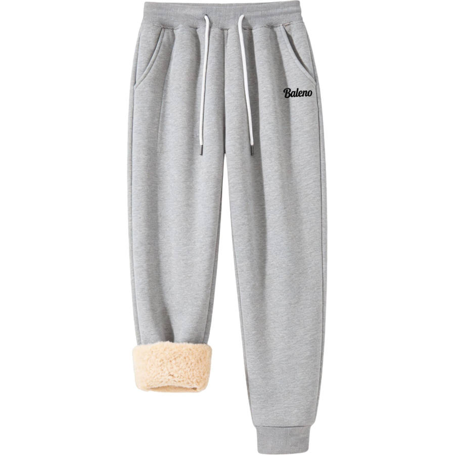 BALENO Casual Pants Women's Thickened And Fleece Lined Heavyweight