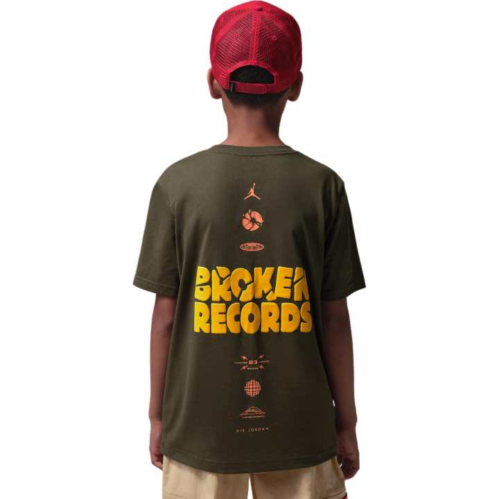 Jordan Jordan Big Kids' Broken Records T-Shirt