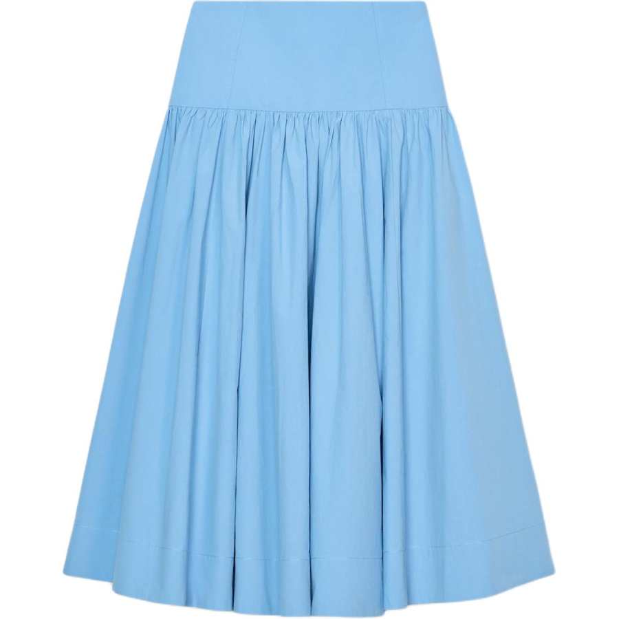 ZARA Casual Long Skirts Women's Dark Blue Moderate