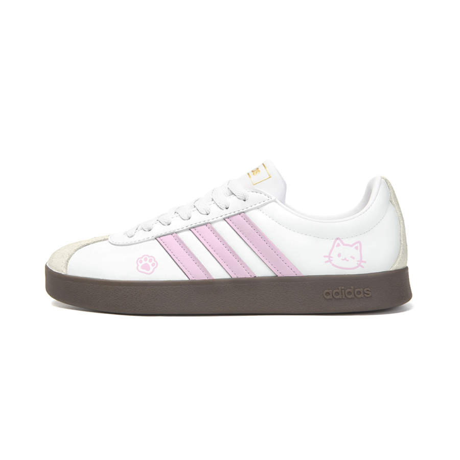 Adidas Adidas VL COURT 2.0 HEY Meowth Jump Leather Cushioning Abrasion Resistant Cushioning, Wear Resistant Low top