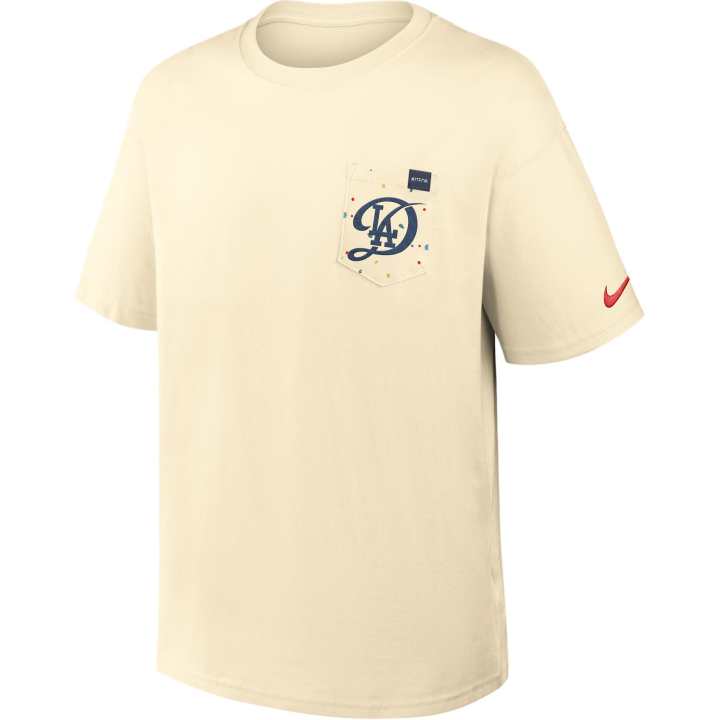 Nike Nike Los Angeles Dodgers City Connect 2-Hit Max90 Pocket Men's Nike Mlb T-Shirt