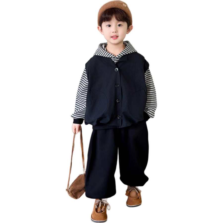 Lanza Casual Sportswear Spring Fall Black Children Aged 3 7 Years Old