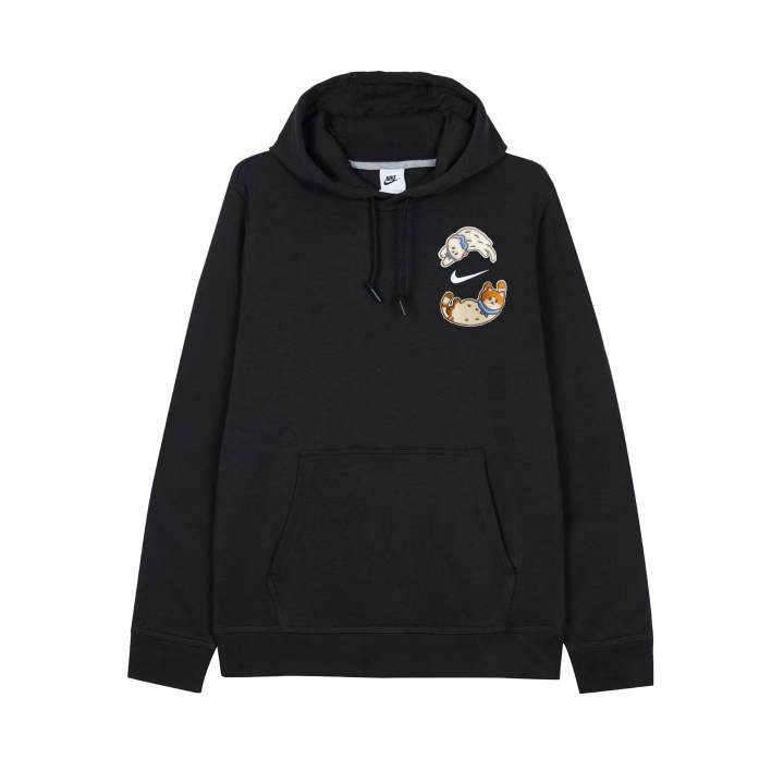 Nike Nike Sweatshirts Unisex Black Hooded Thickened