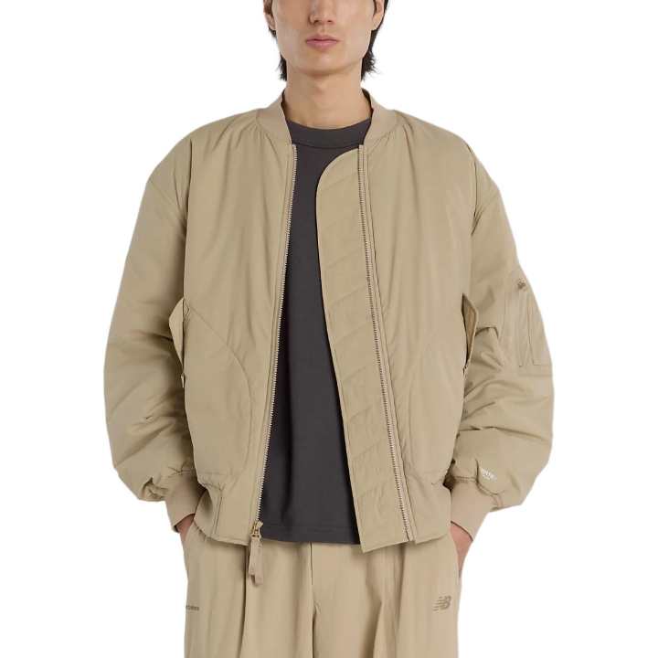 New Balance New Balance Jackets Men's Cinnamon Stand Collar Moderate Pilot