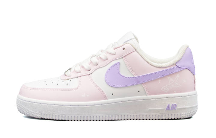 Nike Nike Air Force 1 Leather Cushioning Slip Resistant Cushioning Slip Resistant Low top Skateboard Shoes Unisex