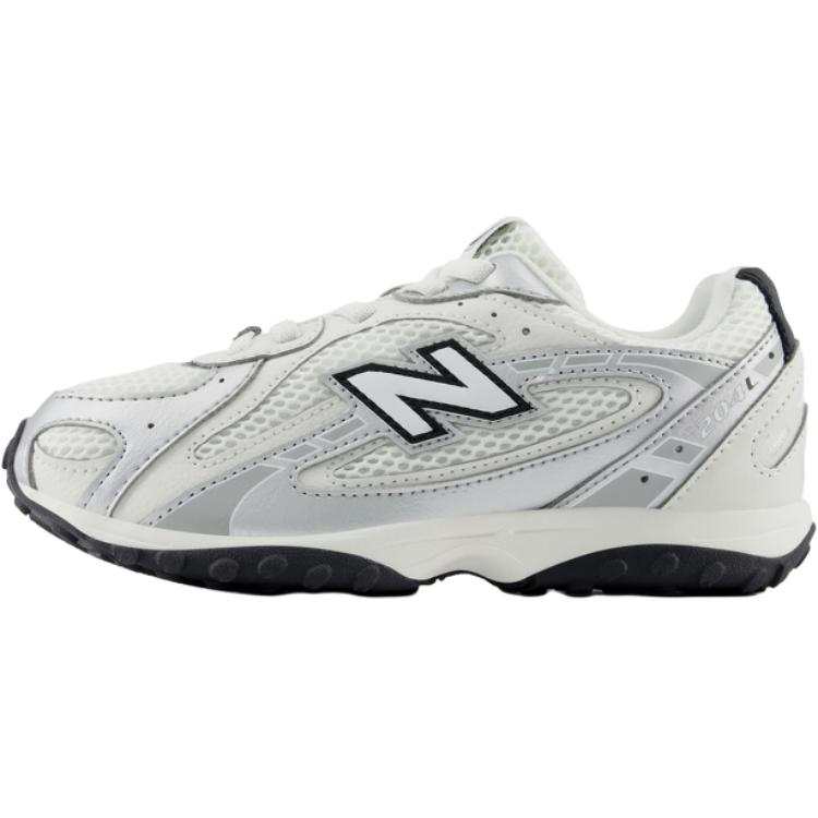 New Balance New Balance 204L Low top Kids Lifestyle Shoes White Silver Kids'