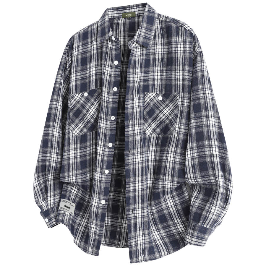 Jeep Shirts Unisex Lapel Moderate Shirt