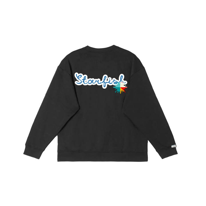 Adidas Adidas LABEL Sweatshirts Unisex Black Crew Neck Moderate Regular
