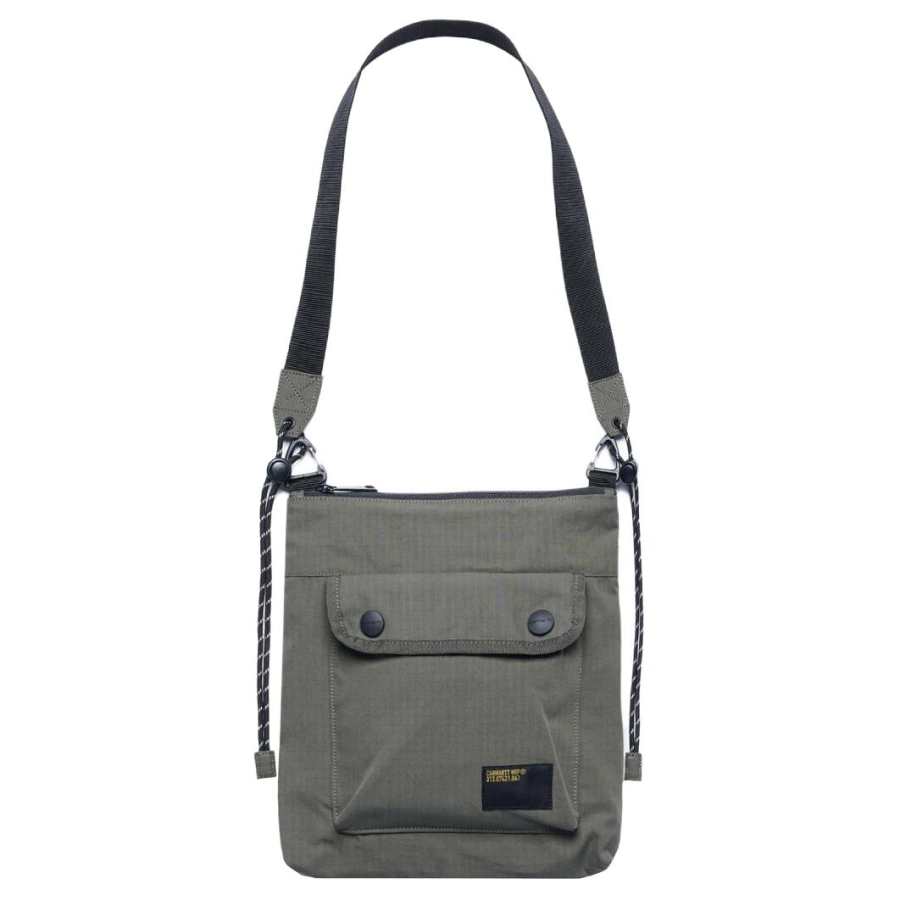 Carhartt WIP Cotton With Nylon Handbag, Shoulder Bag Unisex Gray